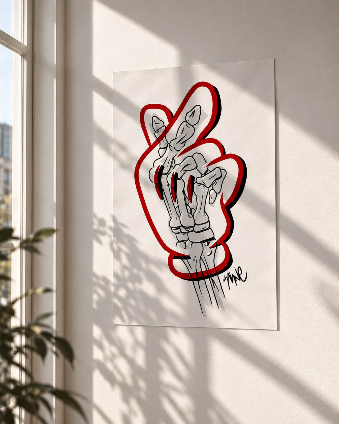 Dead Mouse - Premium Matte Poster A3 (29.7 x 42  cm)