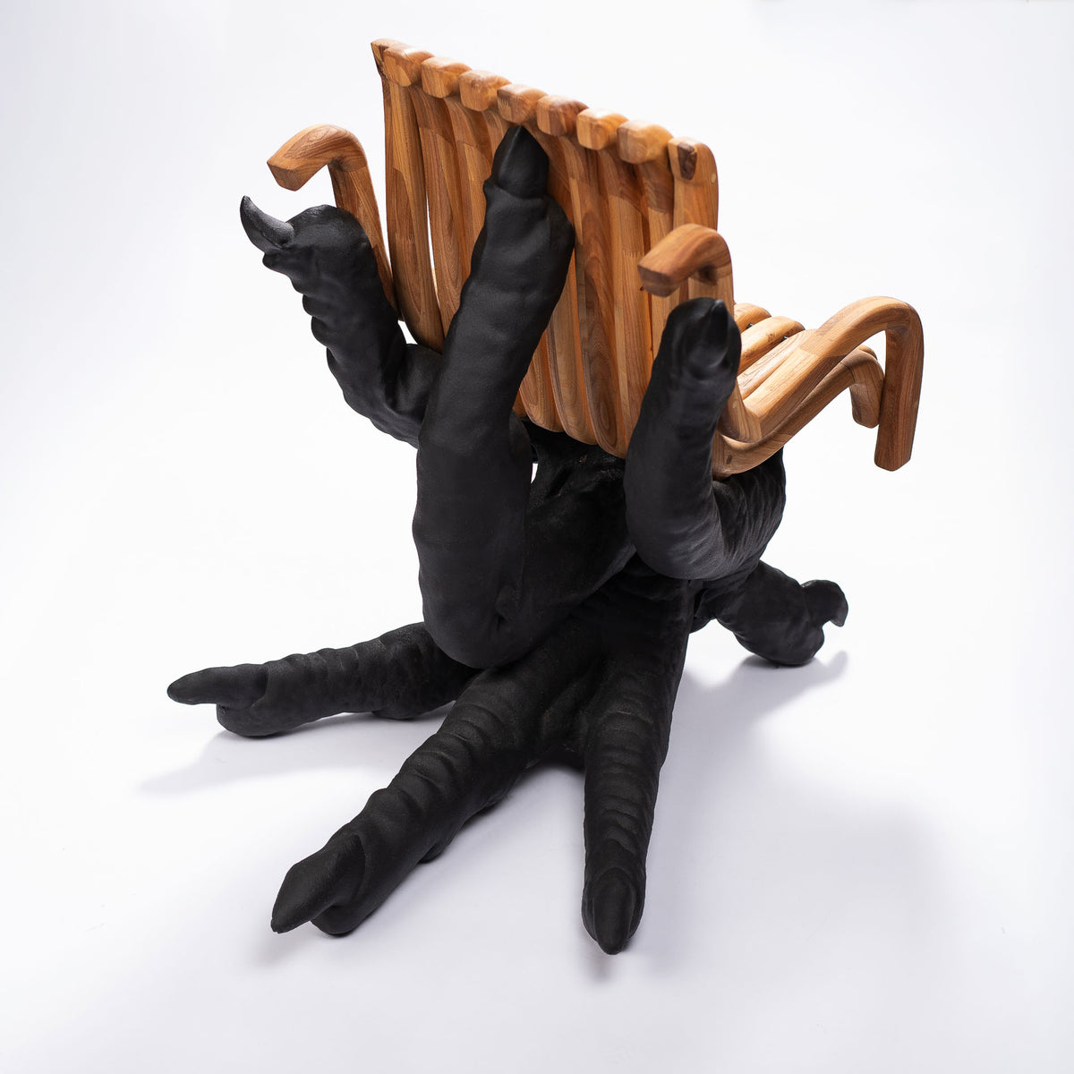 Chicken Feet Chair, rear three-quarter view